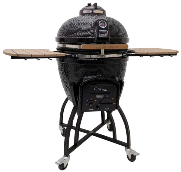 Asador Kamado de cerámica_ Serie C_ Color Negro - Imagen 12