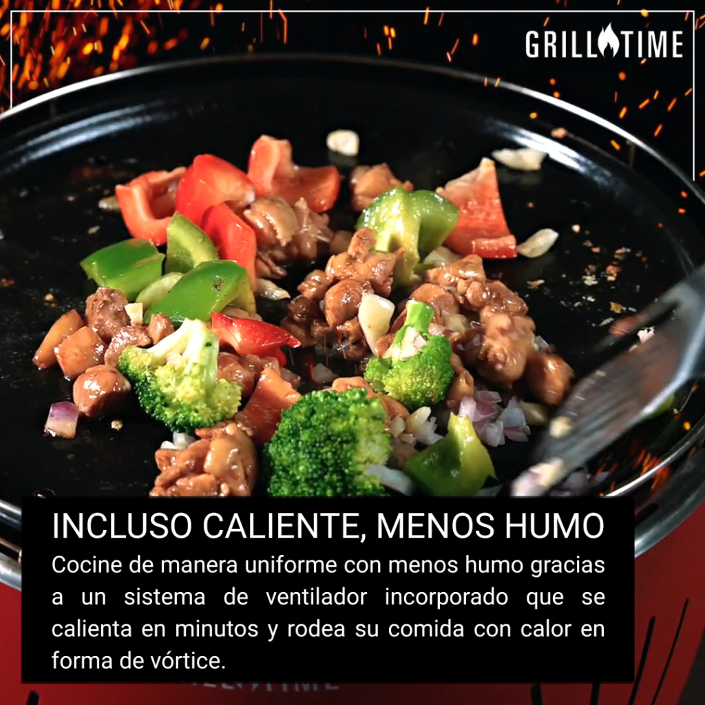 caliente, menos humo